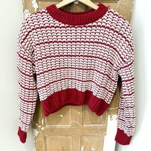 Basket Stitch Chenille Sweater